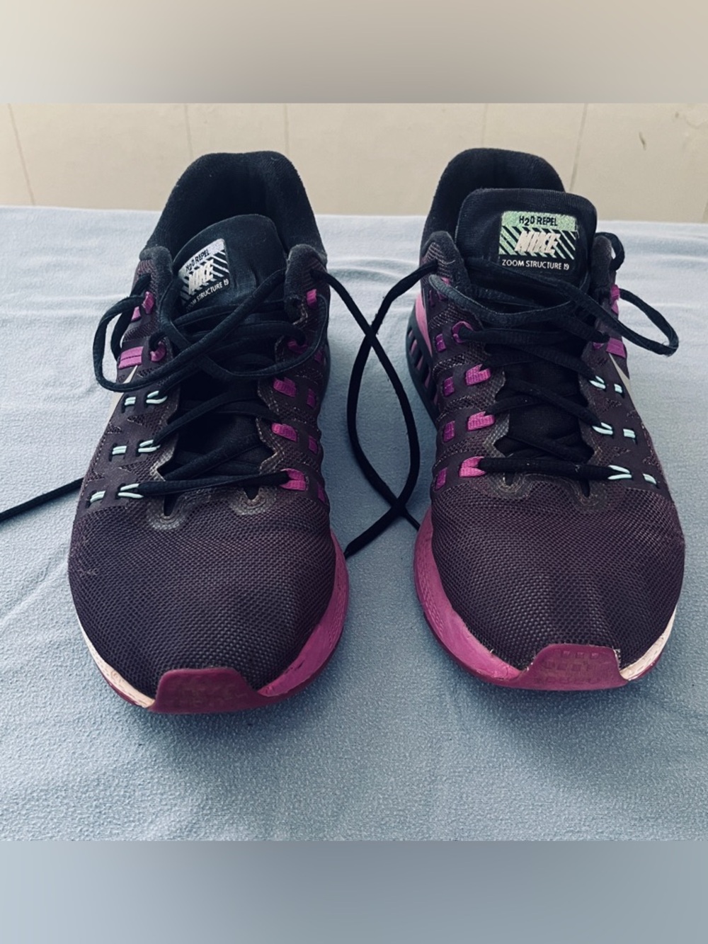 Women's Nike Zoom
Structure 19 Black Pink Mesh
Running Shoes Size 11